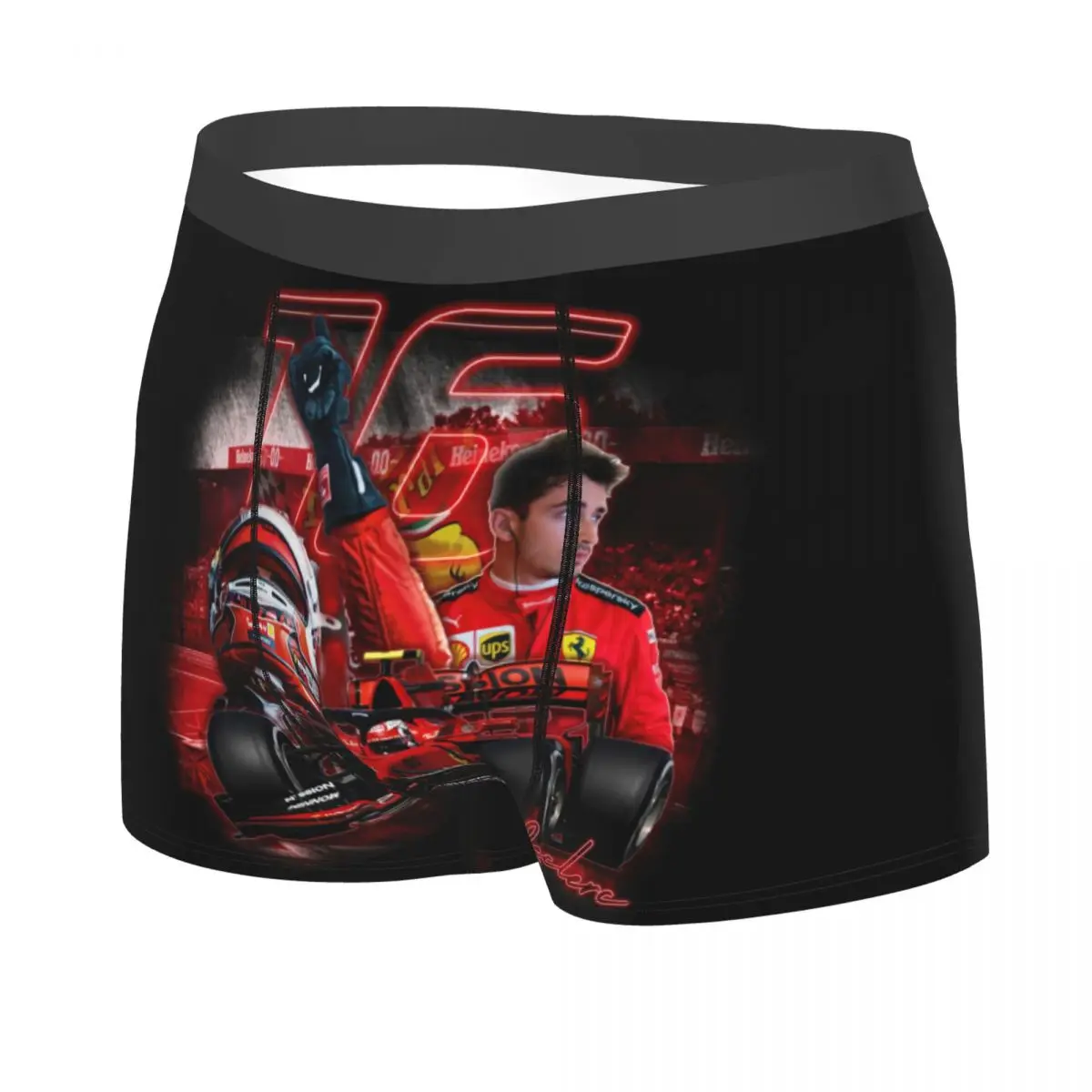 Custom LEC16 Racing Driver Rising Star Boxer Shorts For Homme 3D Print Motorsports Underwear Panties Briefs Soft Underpants