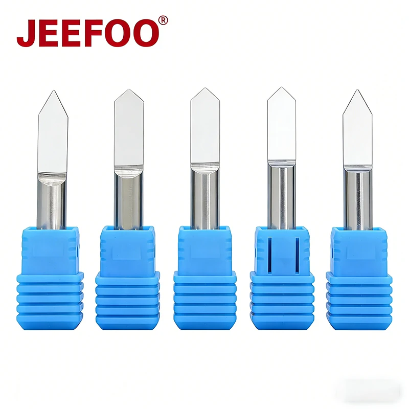 

Высококачественные твердосплавные фрезы V-образной формы для гравировки печатных плат, 3,175 мм, с плоским дном, для ЧПУ-станков