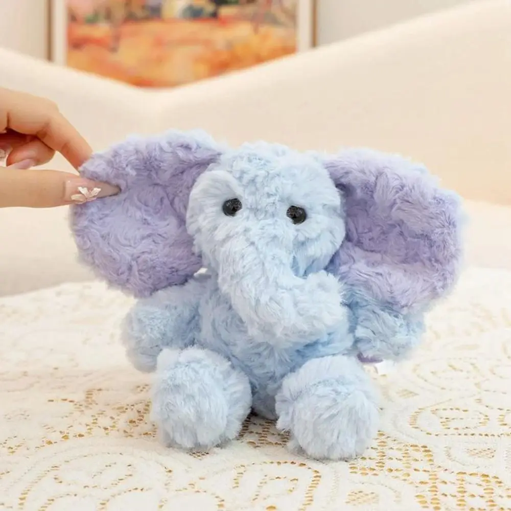 

Stuffed Animals Mini Elephant Plush Toys Throw Pillow Sleeping Doll Stuffed Elephant Toy 15cm PP Cotton Elephant Doll