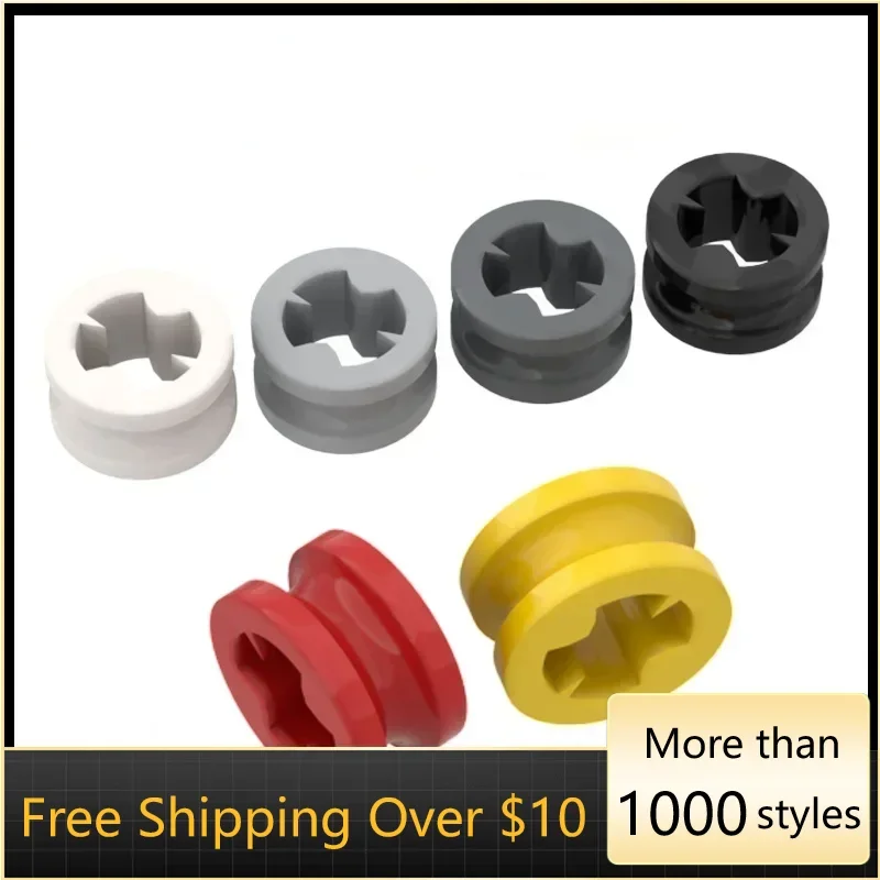 

10 шт., высокотехнологичные сборные частицы 32123, крестовая половина вала, втулка, внешние строительные блоки, комплект сменных деталей, игрушка для детей, подарок