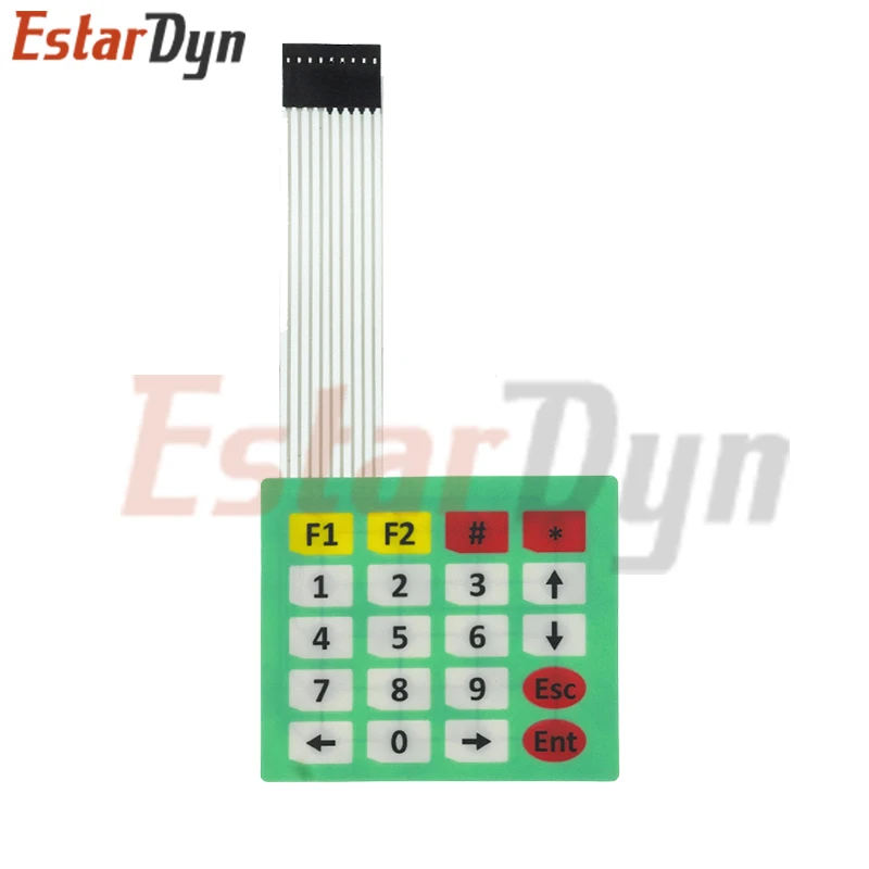 4 12 16 20 Key Button Membrane Switch 1x4 3x4 4x4 4x5 Keys Matrix Array Keyboard Keypad Control Panel DIY Kit For Arduino