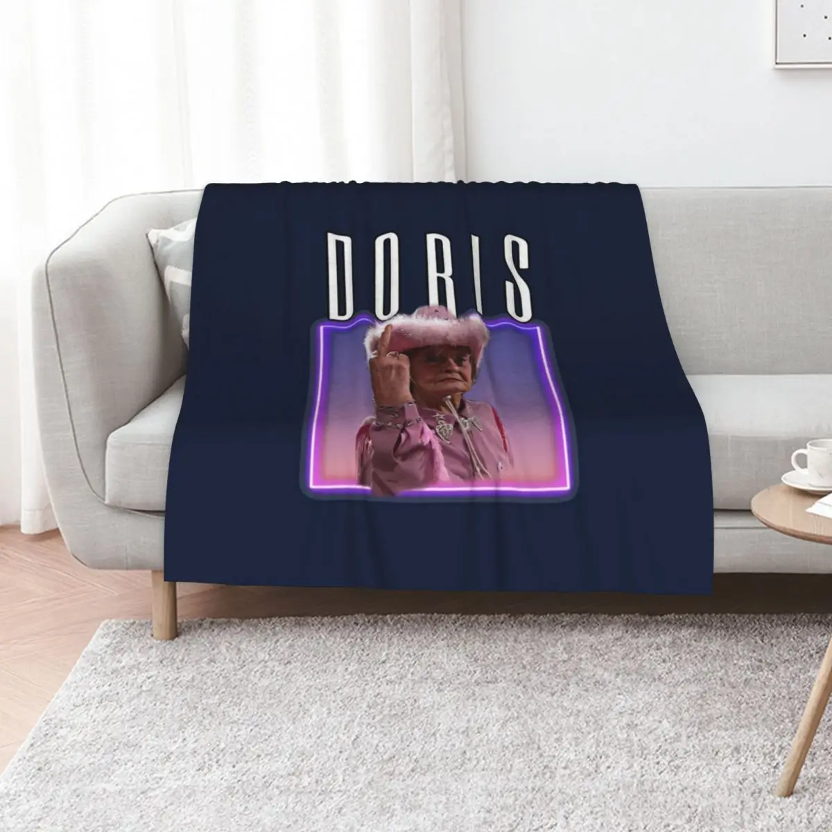 Doris Retro Gavin amp Stacey Throw Blanket Cute Decorative Sofa Luxury Thicken Hairy Sofas Bed Blankets