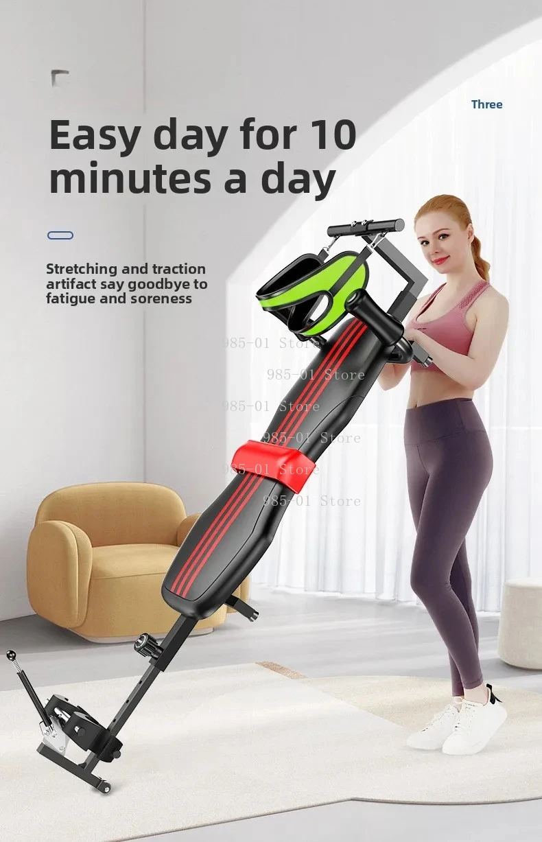 Multifunctional Cervical Lumbar Traction Bed Stretching Retractor Portable Household Human Body Soothing Stretcher