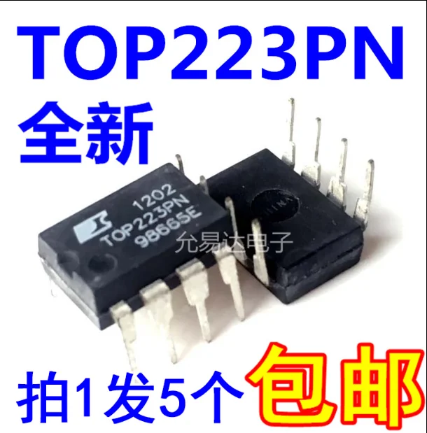 MeiXinYuan 10PCS  TOP223PN DIP8 TOP223 DIP TOP223P 223PN DIP-8 new IC