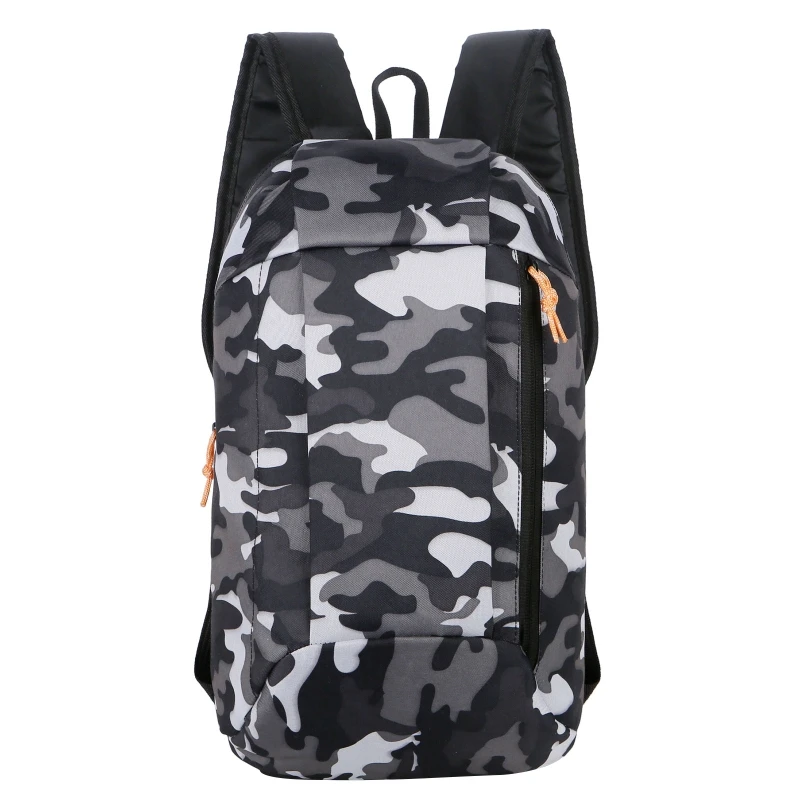 Sports Lightweight Camouflage Backpack Travel Mountaineering Bag Zipper Adjustable Belt Camping Men Ladies Children GXMF