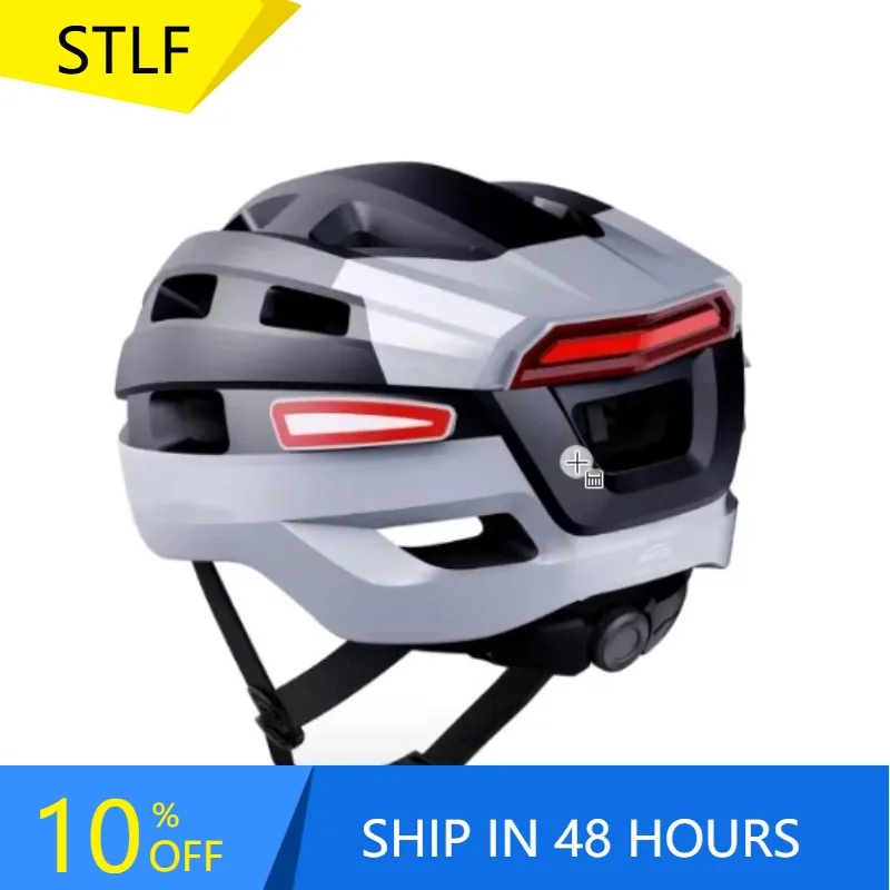 

STLFFactory Good Quality Bike Helmet Riding Cycling with Magnetic Lens LED Taillight Customized Color Safety Led Helmet Bicycle