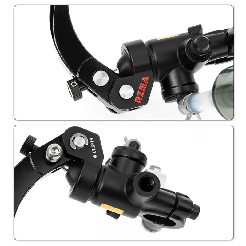 العالمي المباشر دفع قابل للتعديل الخطي يشعر 22 مللي متر المقود دراجة نارية شعاعي الفرامل أسطوانة رئيسية طوي دواسة فرامل رافعة #6