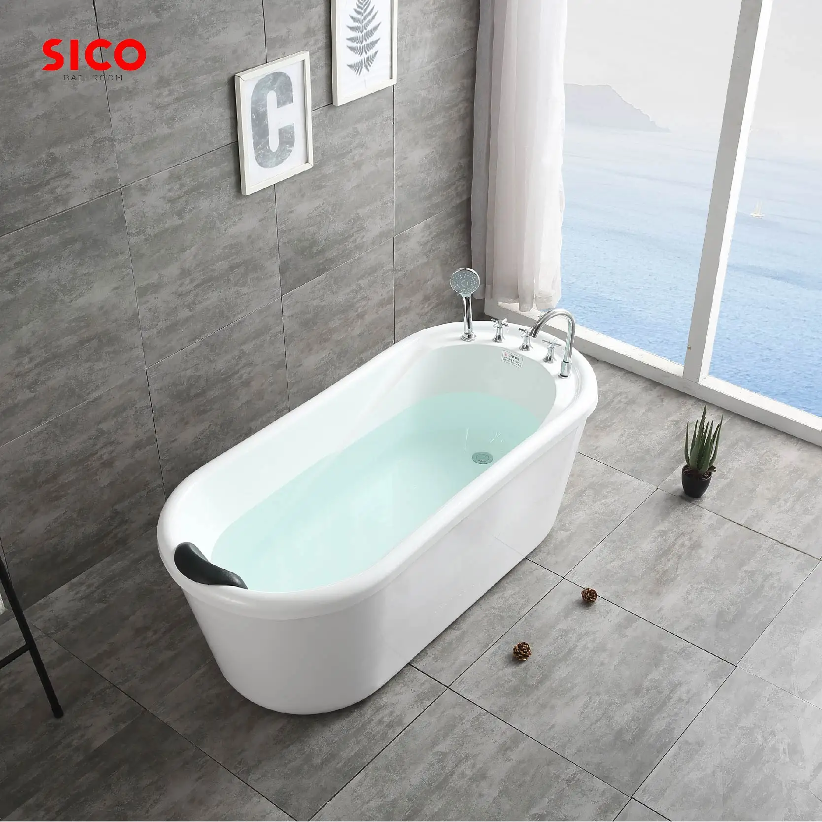 

CE/CUPC Certificate Soaking Acrylic Freestanding Bathtub Bathroom Home And Hotel Bath Tub