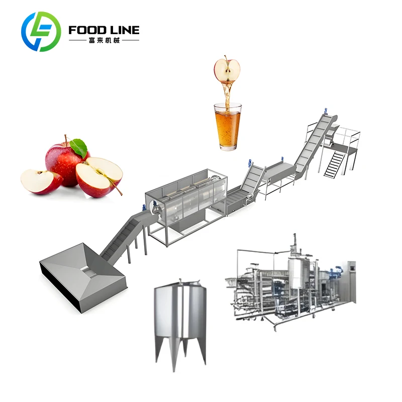 Medium Capacity Apple Juice Production Line Optimized Processing Flow For Regional Beverage Factories And Fruit Deep Plants