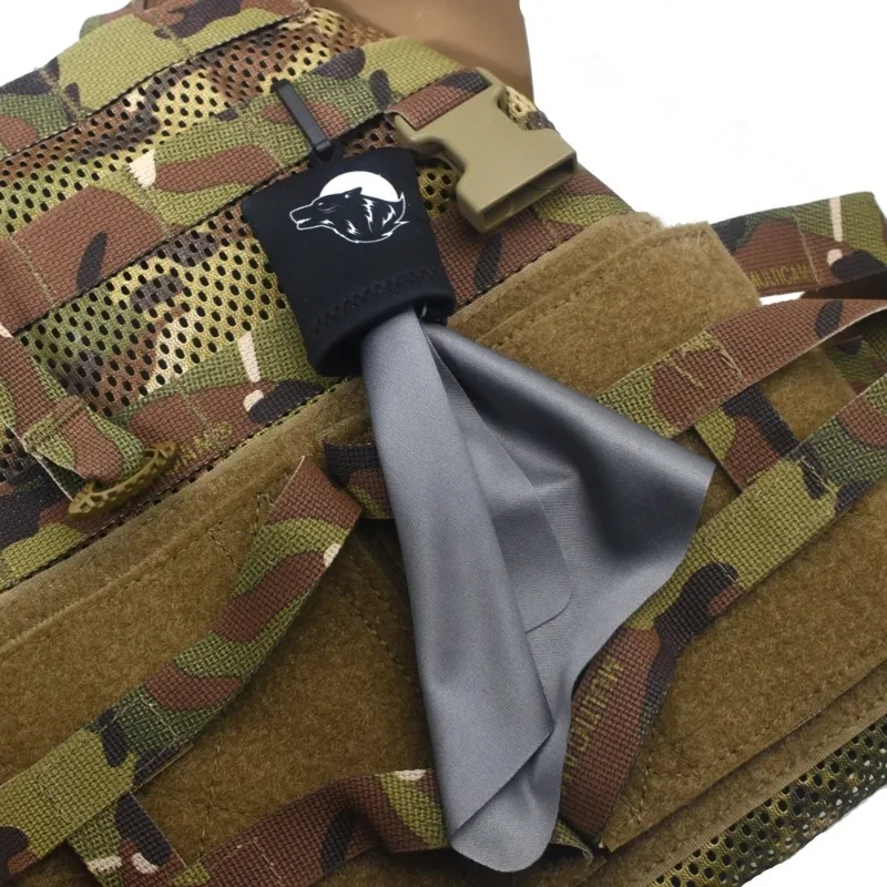 Tactical Ultra-Fine Fibers Cleaning Microfiber Lens Cloth One-piece Storage for Binoculars Scopes Glasses Screens Lens Cleaning