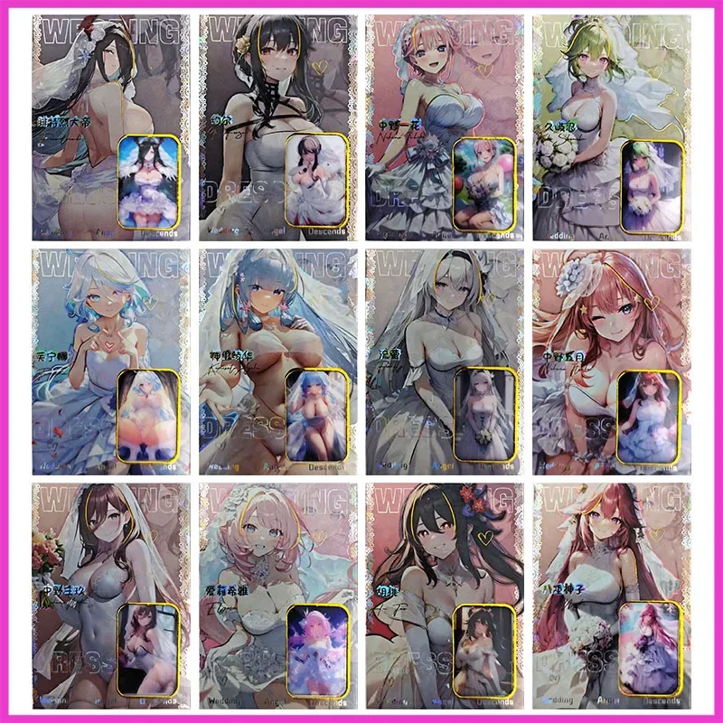 Anime Goddess Story Rare Film Refraction Foil Yor Forger Nakano Miku Yae Miko Toys for boys Collectible Cards Birthday Present