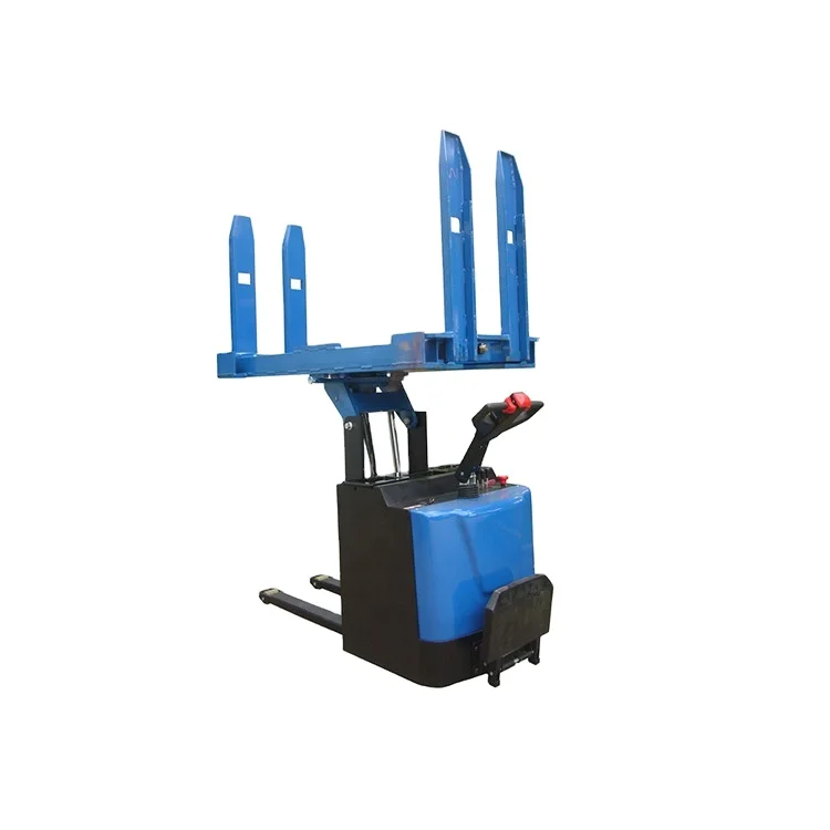 1000kg 1500kg Electric Pallet Inverter Rotator Machine Pallet Turner Pallet Changer for Industrial Warehouse Logistics Pro