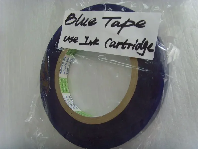 10 rolls 13mm*100m tape Inkjet blue tape for Inkjet printer parts