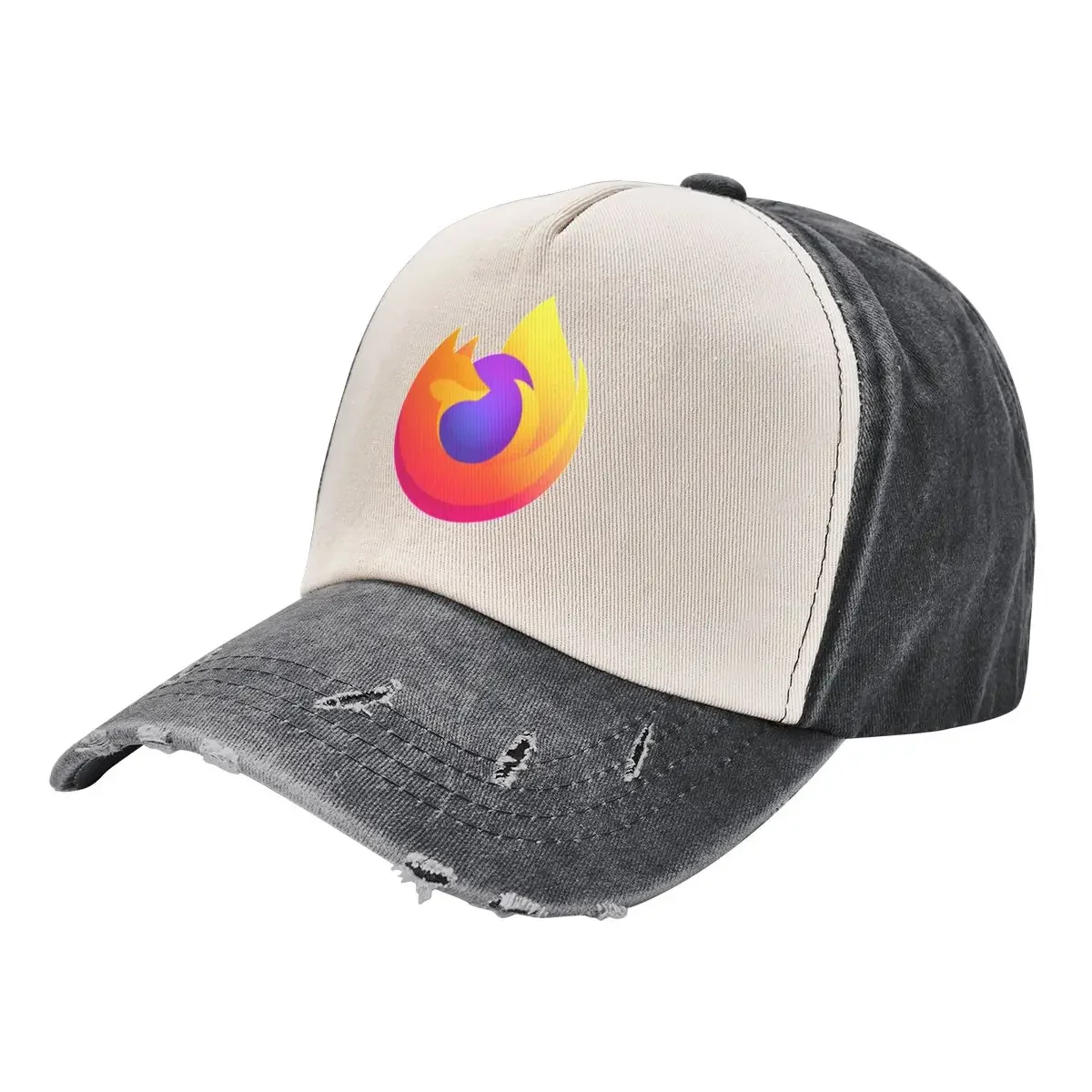 Firefox (new logo) Baseball Cap Mountaineering Dropshipping Hat Luxury Brand Visor Sun Hats For Women Men's