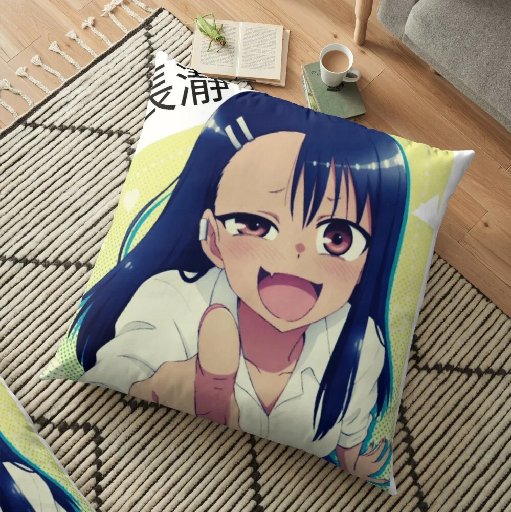 Ijiranaide Nagatoro San Anime Pattern Pillow Case Fashion Cushion Car Sofa Home Office Decor Home Decor