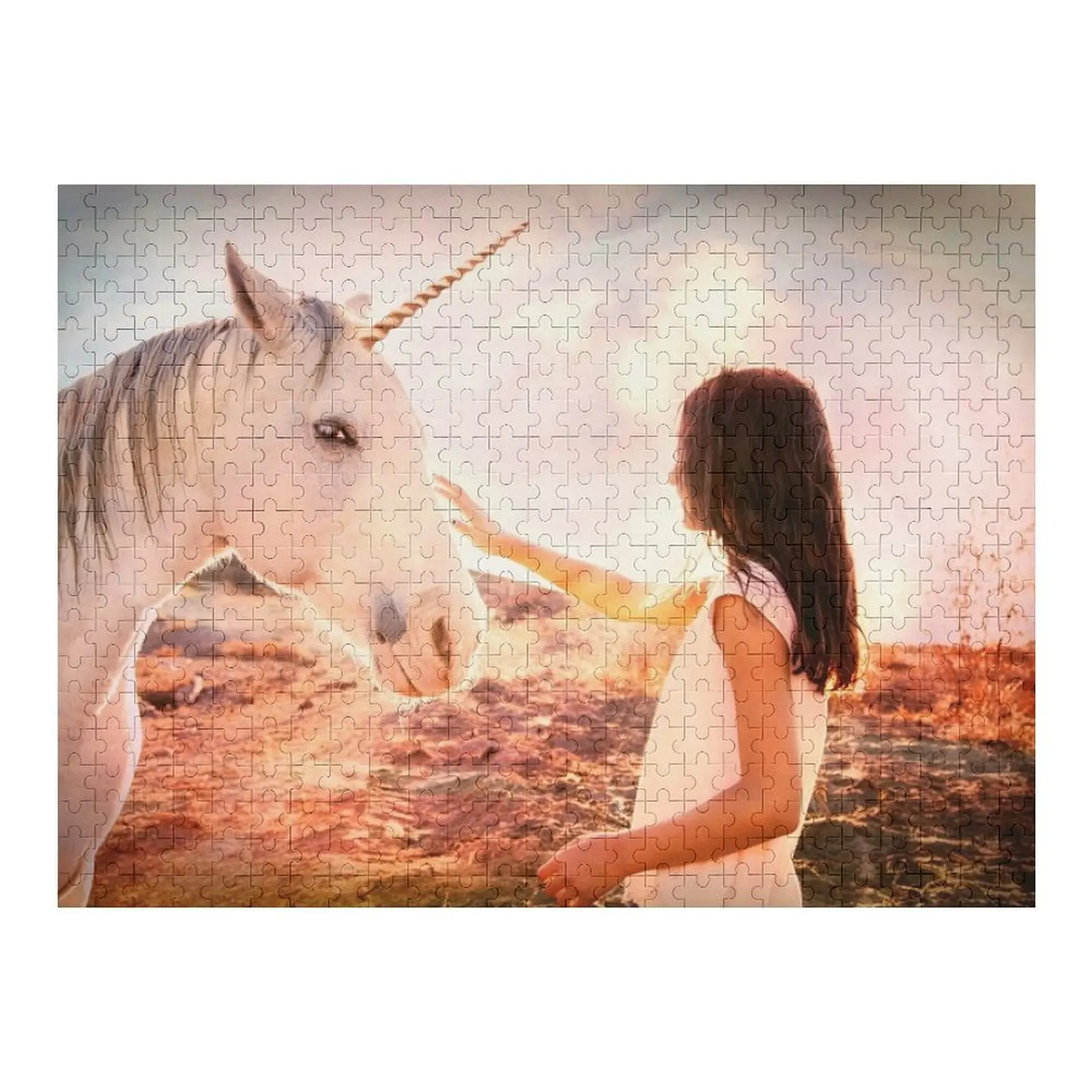 

Colorful Unicorn Jigsaw Puzzle Toys For Children Wooden Jigsaws For Adults Custom Name Child Toy Puzzle