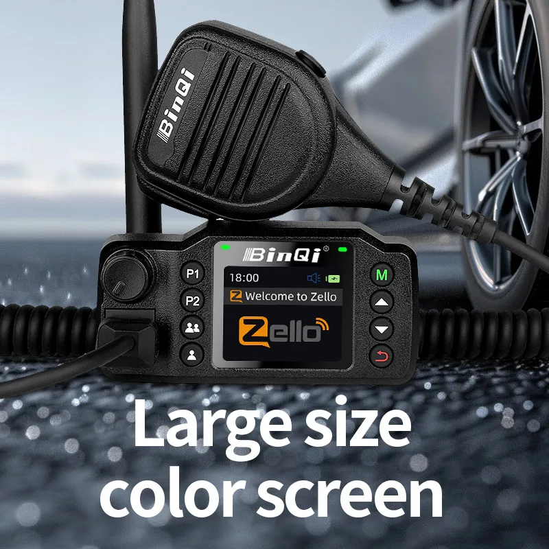 8900plus Zello Mini Mobile Radio 2G 3G 4G 5000KM Transceiver Supports GPS Positioning Car Radio