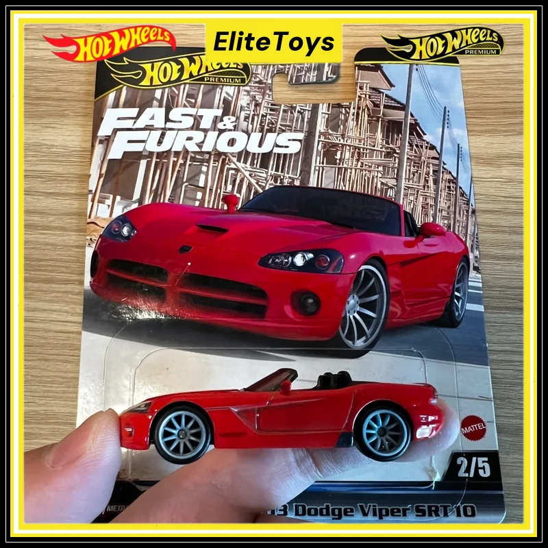 

2025 Genuine Hot Wheels Premium Fast & Furious 2003 Dodge Viper SRT10 Metal Collectible 1/64 Diecast Car Model Vehicle Toys Gift