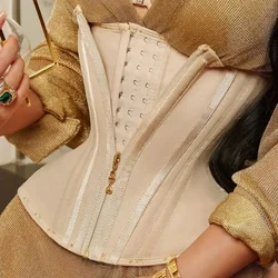 Women Plus Size Fajas Waist Trainer Corset Tummy Control Zipper Vest Body Shaper Shapewear Slimming Belt Sports Girdle