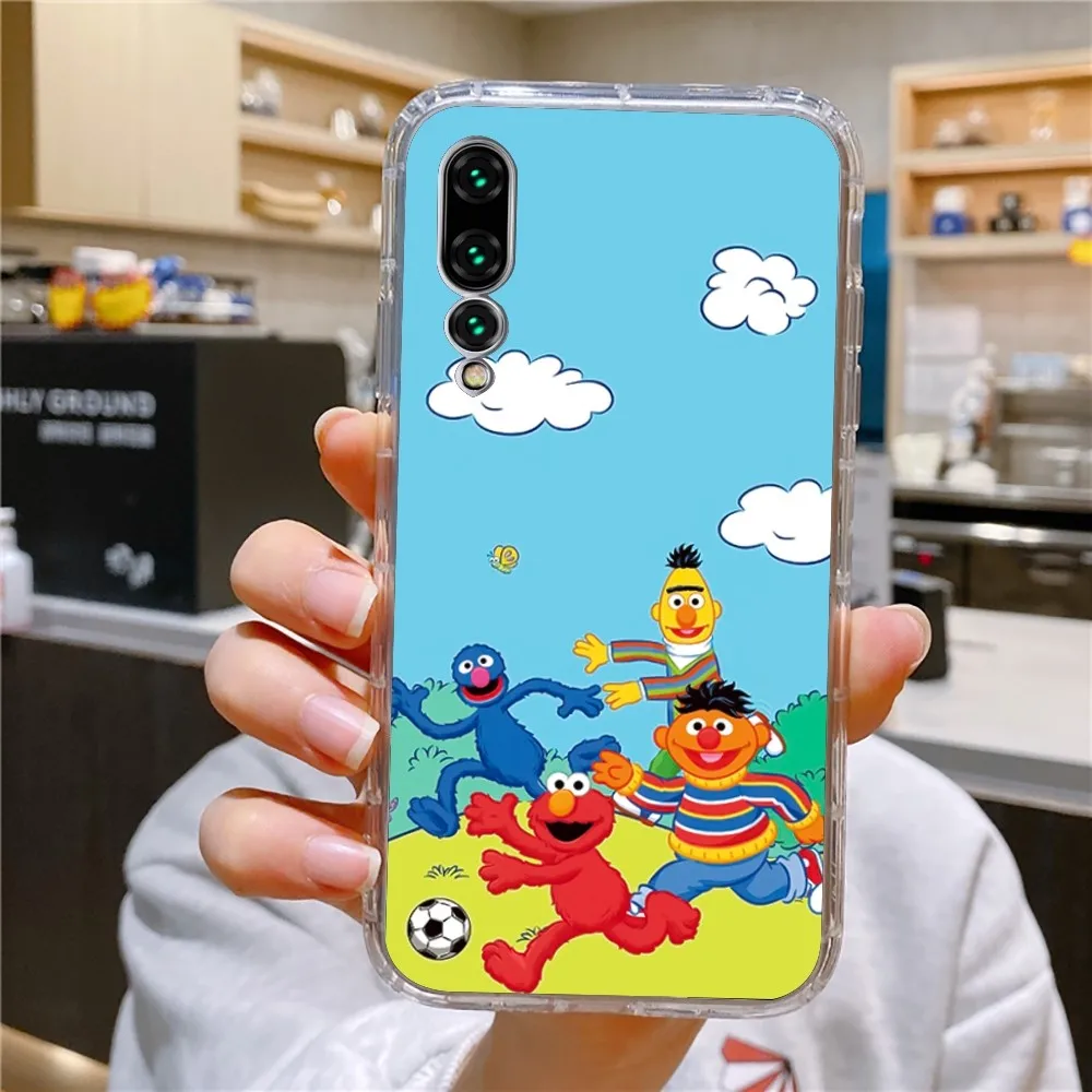 S-Sesame S-Street etui na telefon dla Xiaomi 11 Redmi Note 11 5G 8T 9A 9 10T Note8Pro Note 9 12SUltra przezroczyste etui