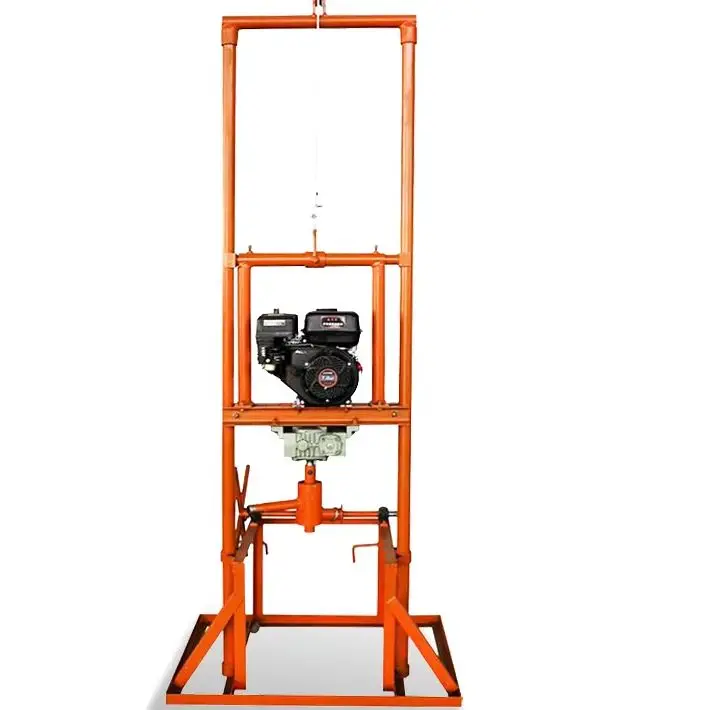 Machine de forage de puits d'eau portable, personnalisée, haute efficacité, facile à utiliser et à longue durée de vie