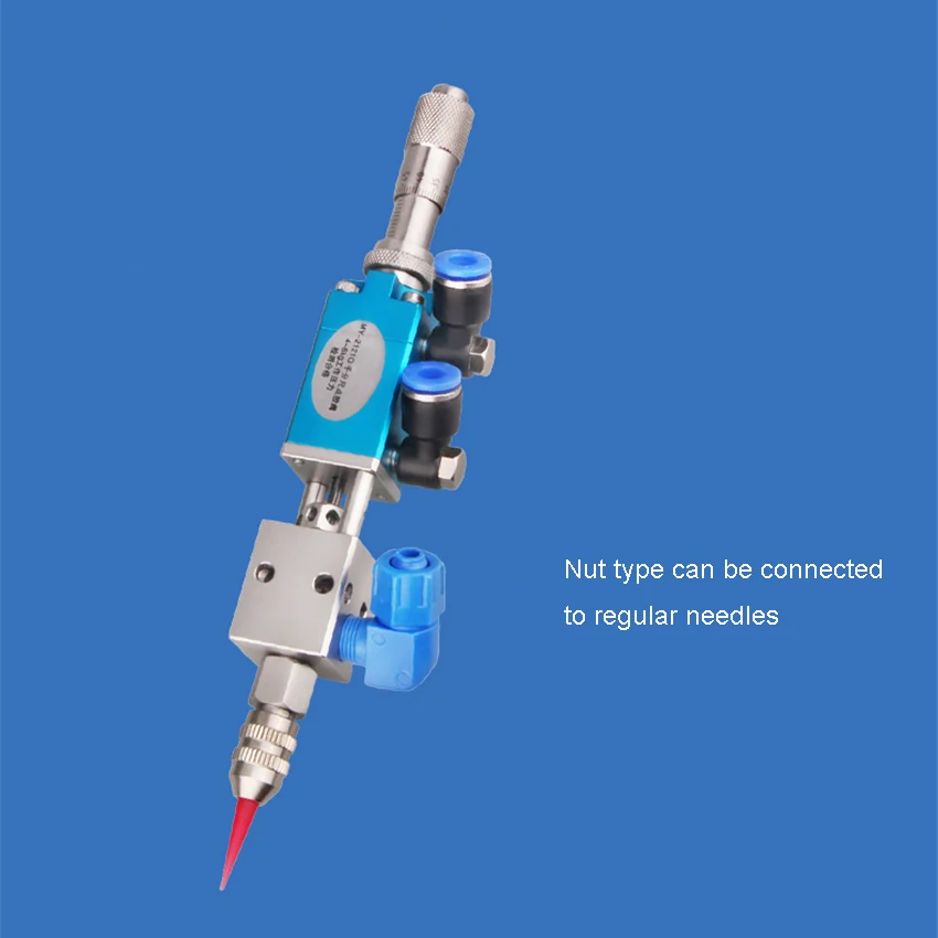 Industrial Dispensing Valve Pneumatic Double-Acting Needle-off Glue Dispensing Valve MY-2121Q With Micrometer Adjustment Knob