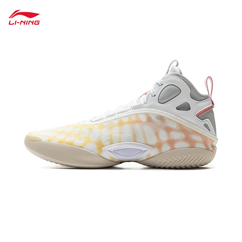 Li Ning Yushuai 19 Men's Basketball Shoes Mid Top Basketball Professional Match Shoes ABAV005