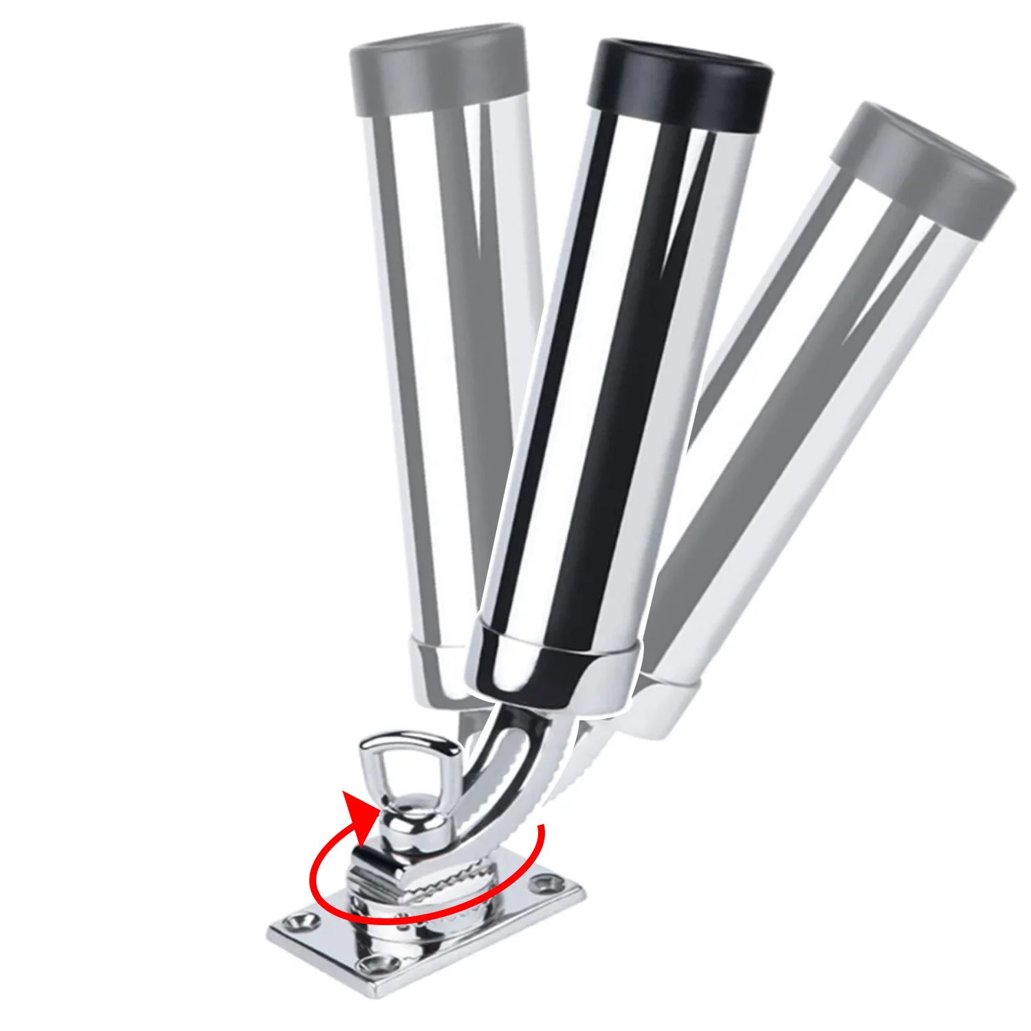 316 stainless steel 360 ° rotatable fishing rod holder fishing rod holder yacht marine five