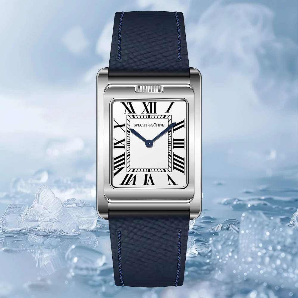 Specht & Söhne New Luxury Square Watch For Men Double Face Sports