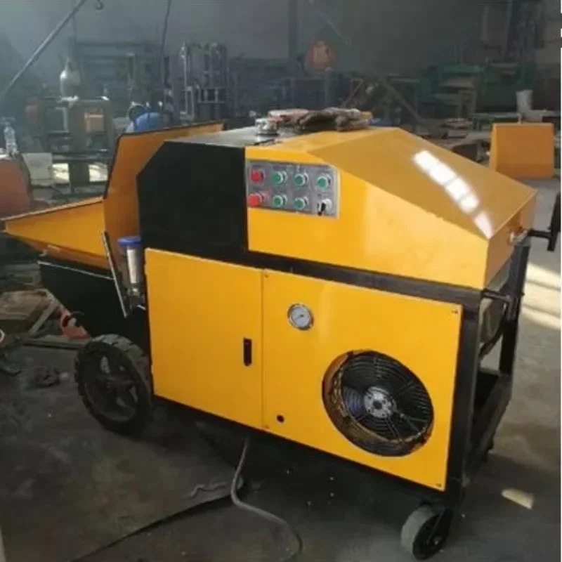 Portable Diesel Small Concrete Pump Mobile Mini Concrete Pumping Machine Diesel Electric Trailer Concrete Transfer Pump