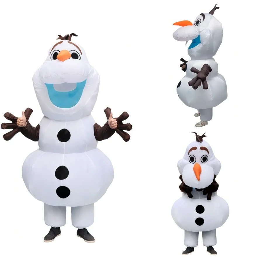 Disfraces de princesa de la nieve para Halloween, disfraces de rol para hombres y mujeres adultos, trajes de fiesta con temática navideña, disfraces de muñeco de nieve
