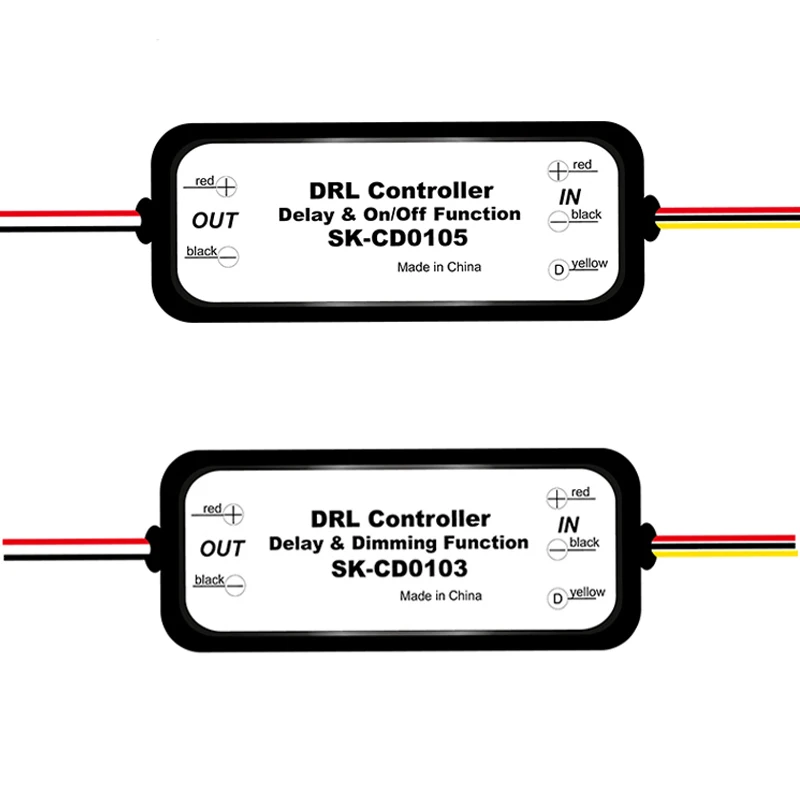 Controller DRL Auto Car LED Luce di marcia diurna Relè Cablaggio Dimmer On/Off 12-18V Controllo fendinebbia