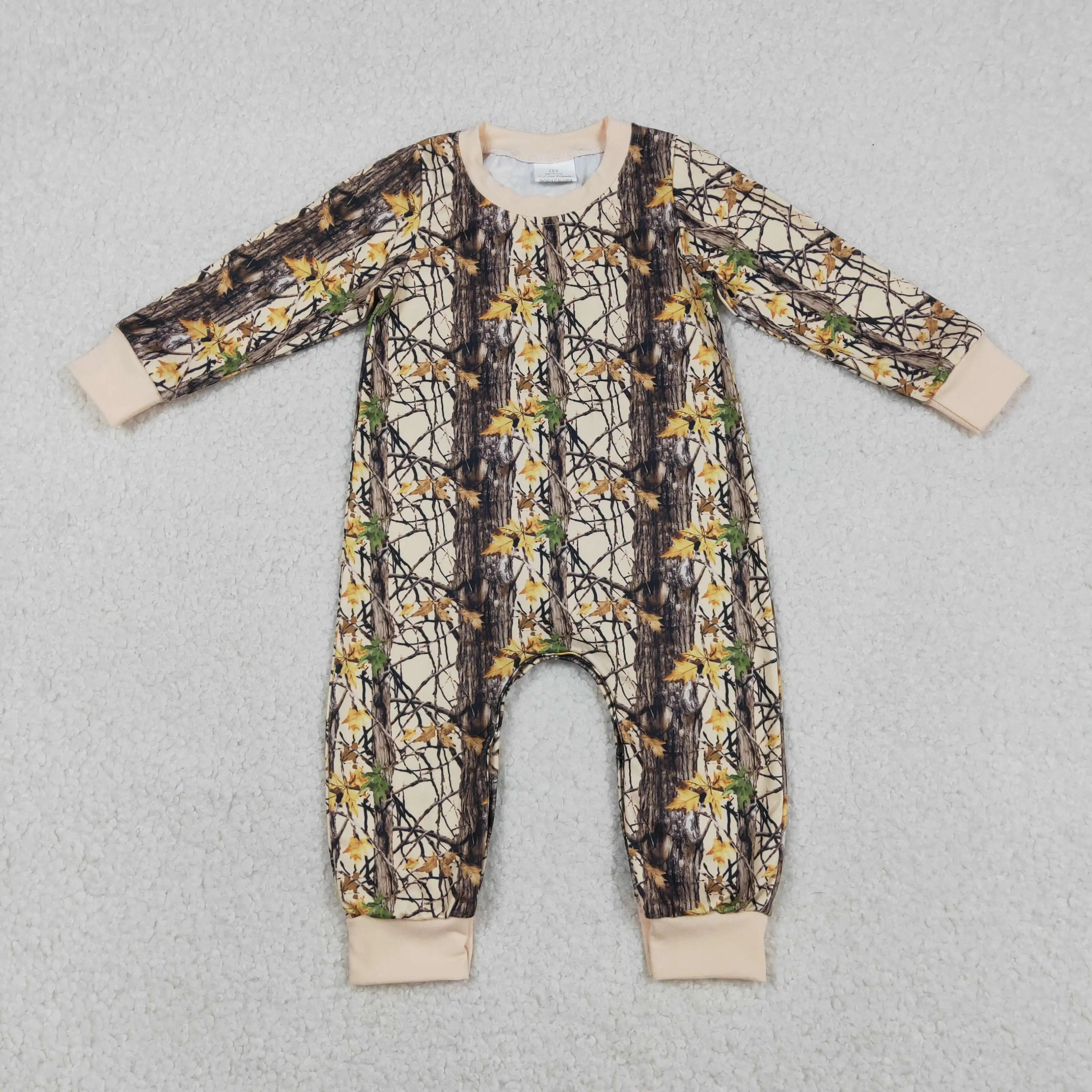 

z1217-05 LR2864 Wholesale baby rompers kids clothes boys long sleeve romper boutique children clothing