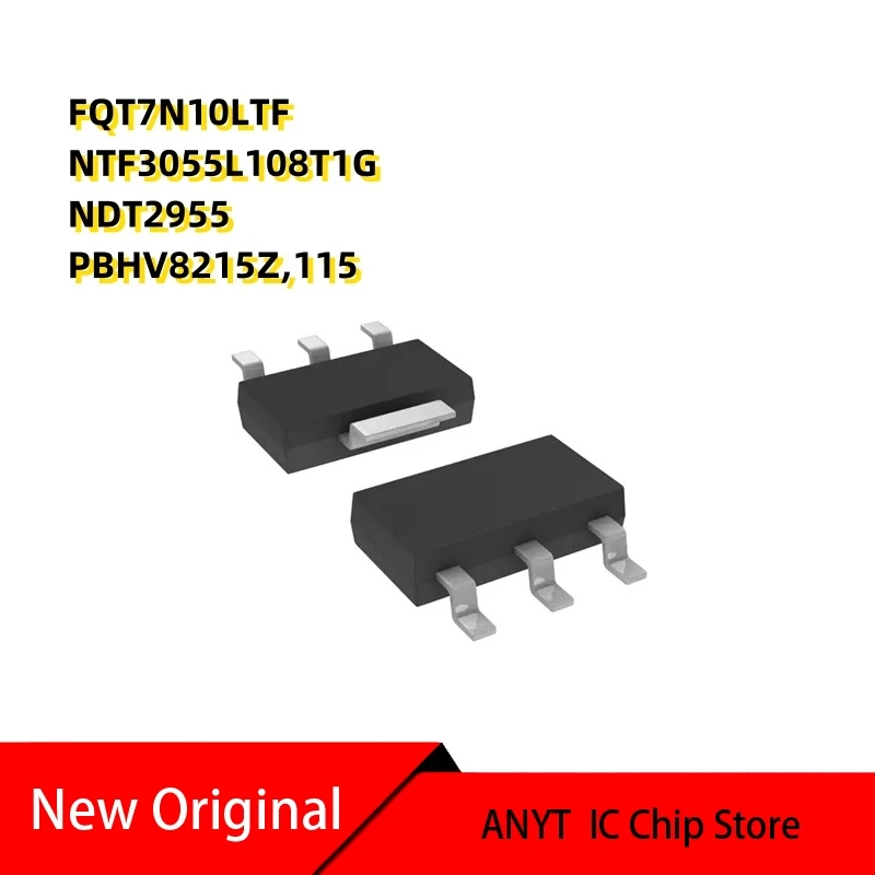 NEW  20PCS/lot  FQT7N10LTF FQT7N10  NTF3055L108T1G 3055L108  NDT2955 DT2955 PBHV8215Z,115 HV8215    SOT-223-4