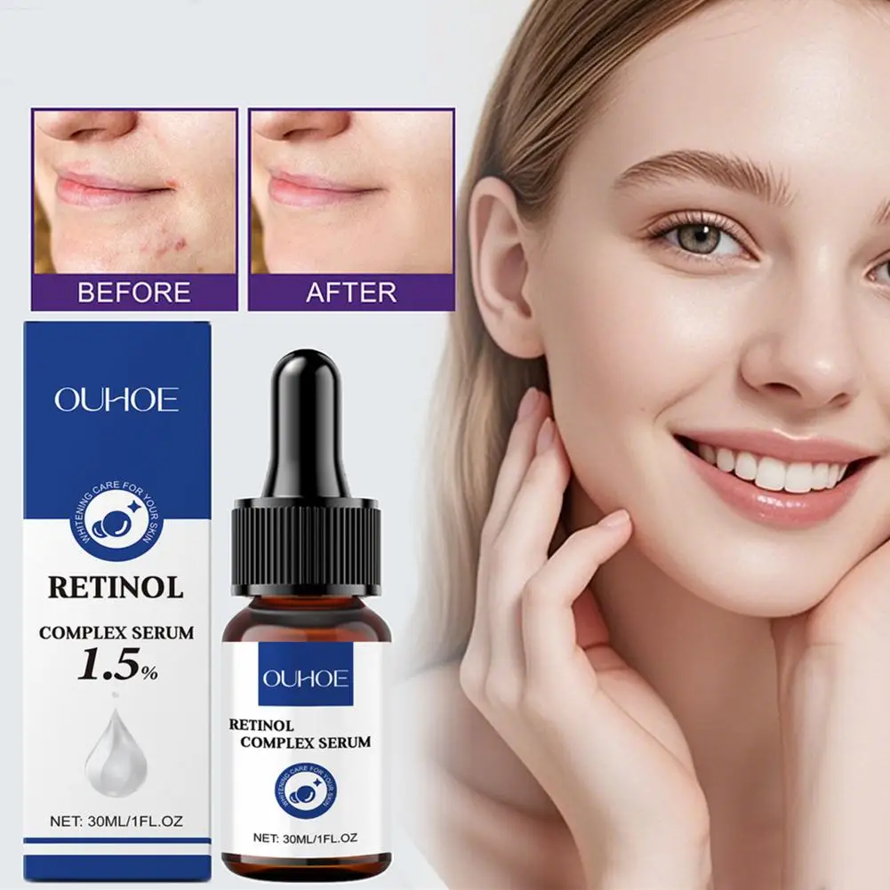 

Retinol Ordinary Serum Fade Fine Lines Wrinkle Spots Care Brightening Lifting Skin Essence Deep Moisturizing Skin Facial T0L3