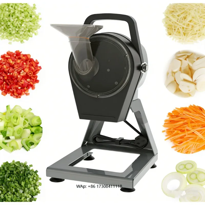 

Factory sells commercial vegetable cutters semi-automatic potato garlic slicers and shredders for vegetable processing plants