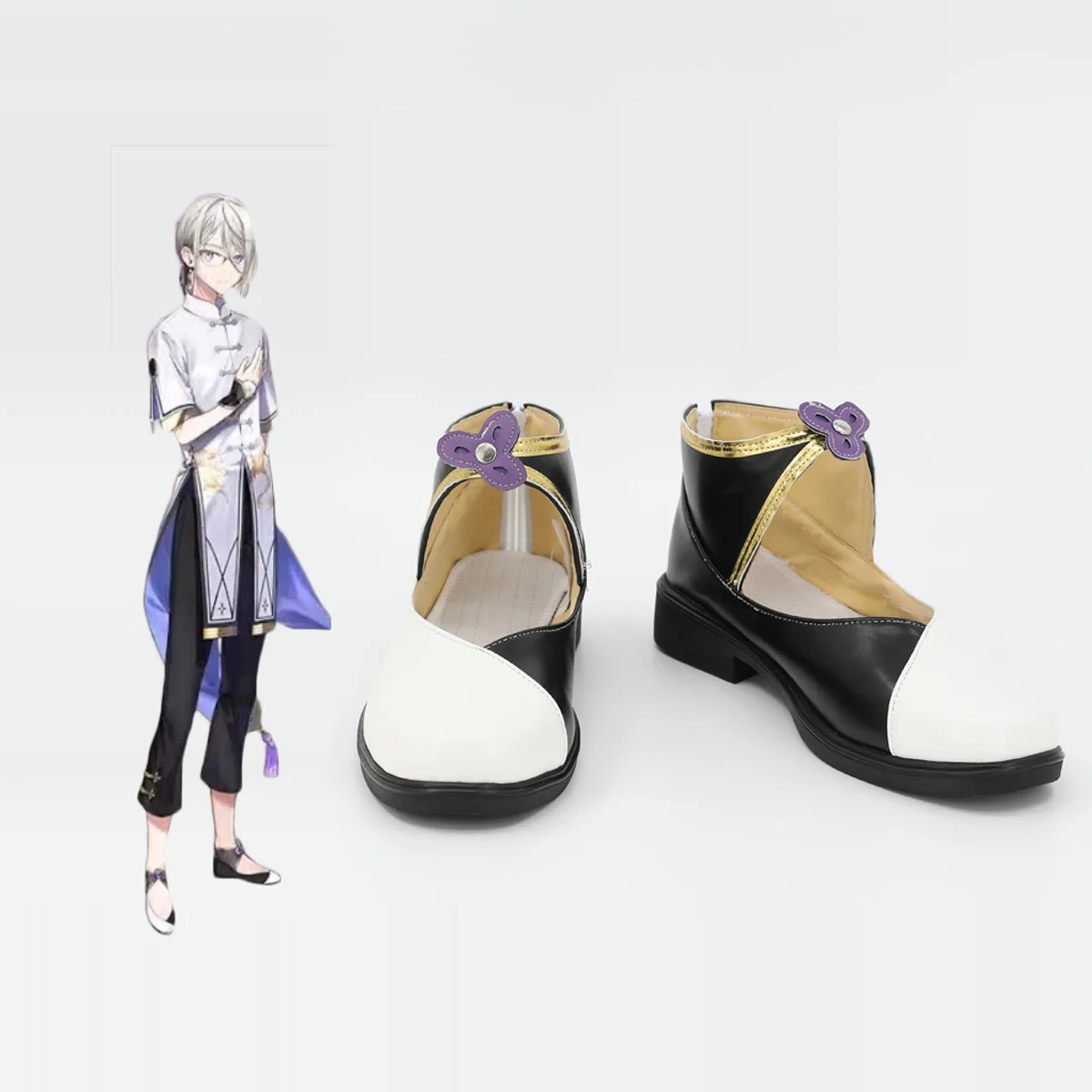 Buty do cosplayu Prince of Lan Ling z Fate/Grand Order, szyte na miarę, dowolny rozmiar