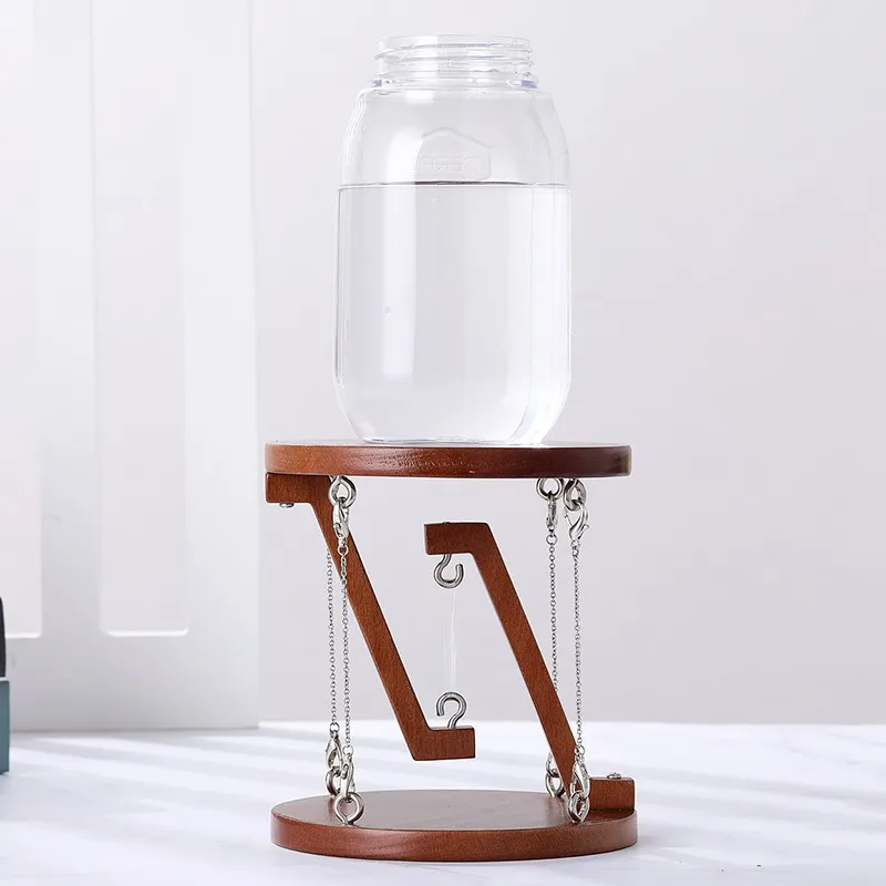 Picture 5: Wooden Tensegrity Table Suspended Storage Perfume Rack Diy Floating Table Model Anti-Gravity Physics Decor Handicraft Figurines