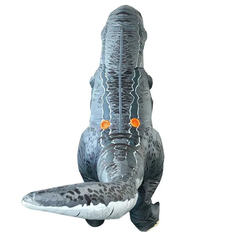 

2025 11 Inflatable Costume Velociraptor Tyrannosaurus Rex Dino Cosplay Cartoon Doll Walking Funny Clothing Suit for Adults