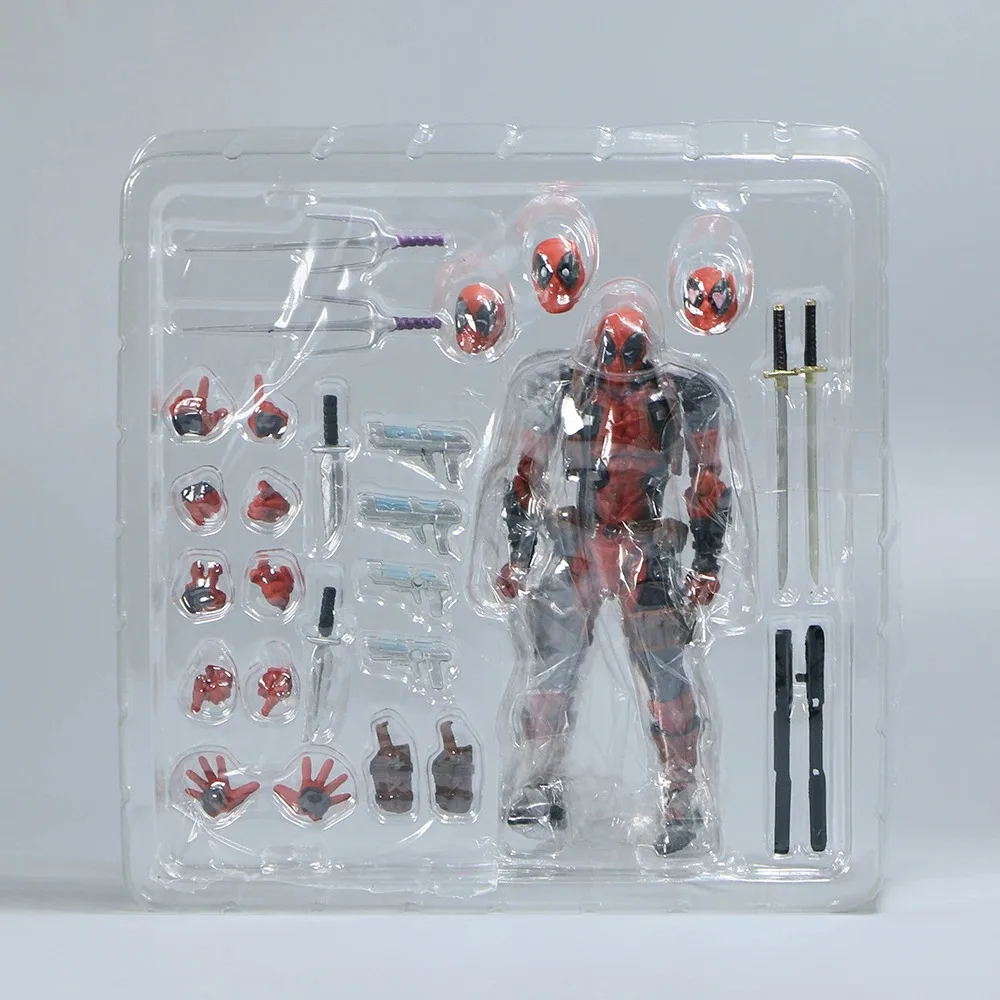 IN MAGAZZINO Arkham Fabbrica X-MAN DeadPool 2.0 Incredibile Yamaguchi Kaiyodo Anime Action Figures Figurine Ko PVC Statua giocattoli Modello