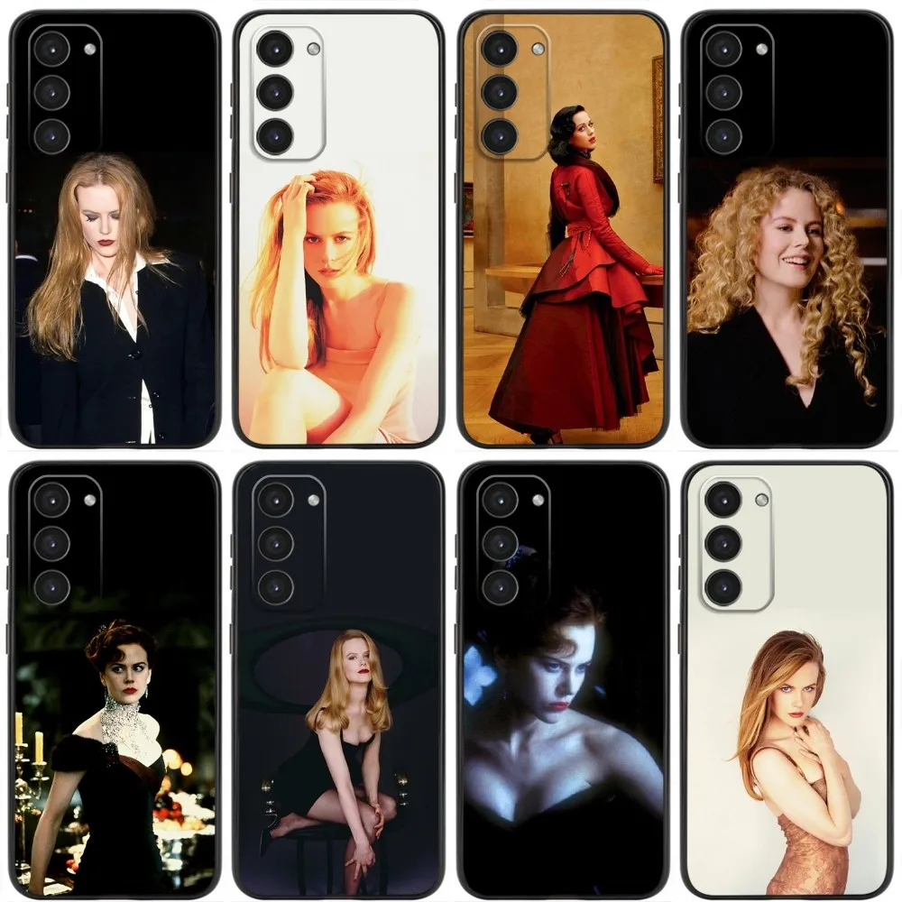 Nicole K-Kidman Phone Case For Samsung Galaxy A20,A21s,A22,A31,A32,A52,A53,A72,73,A80,A91 Soft Liquid Silicone Black Cover