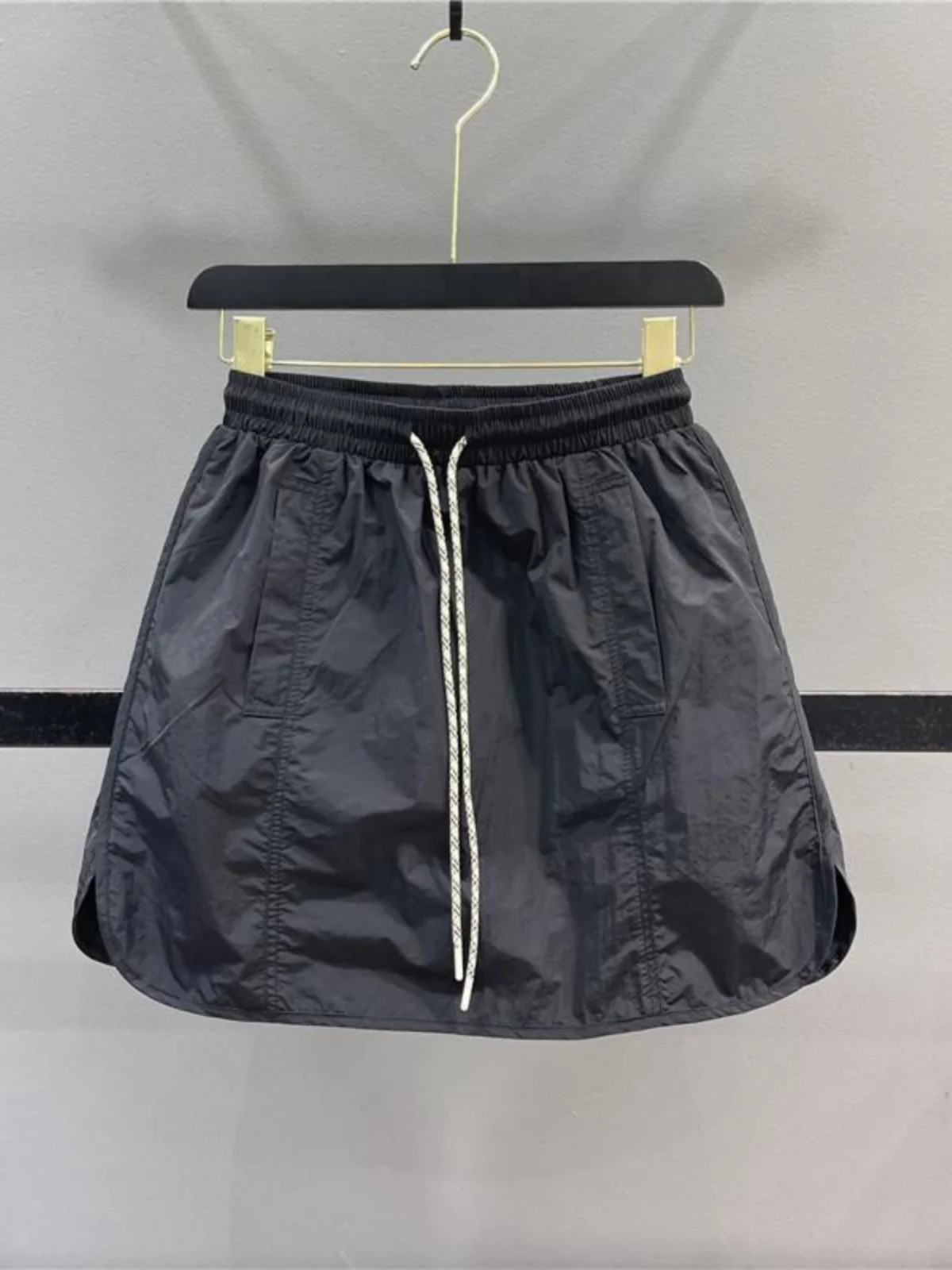 

plus Size Women's A-Line Skirt Casual American Workwear Sle High Waist ort Skirt with Slit Summer Faion plus Size