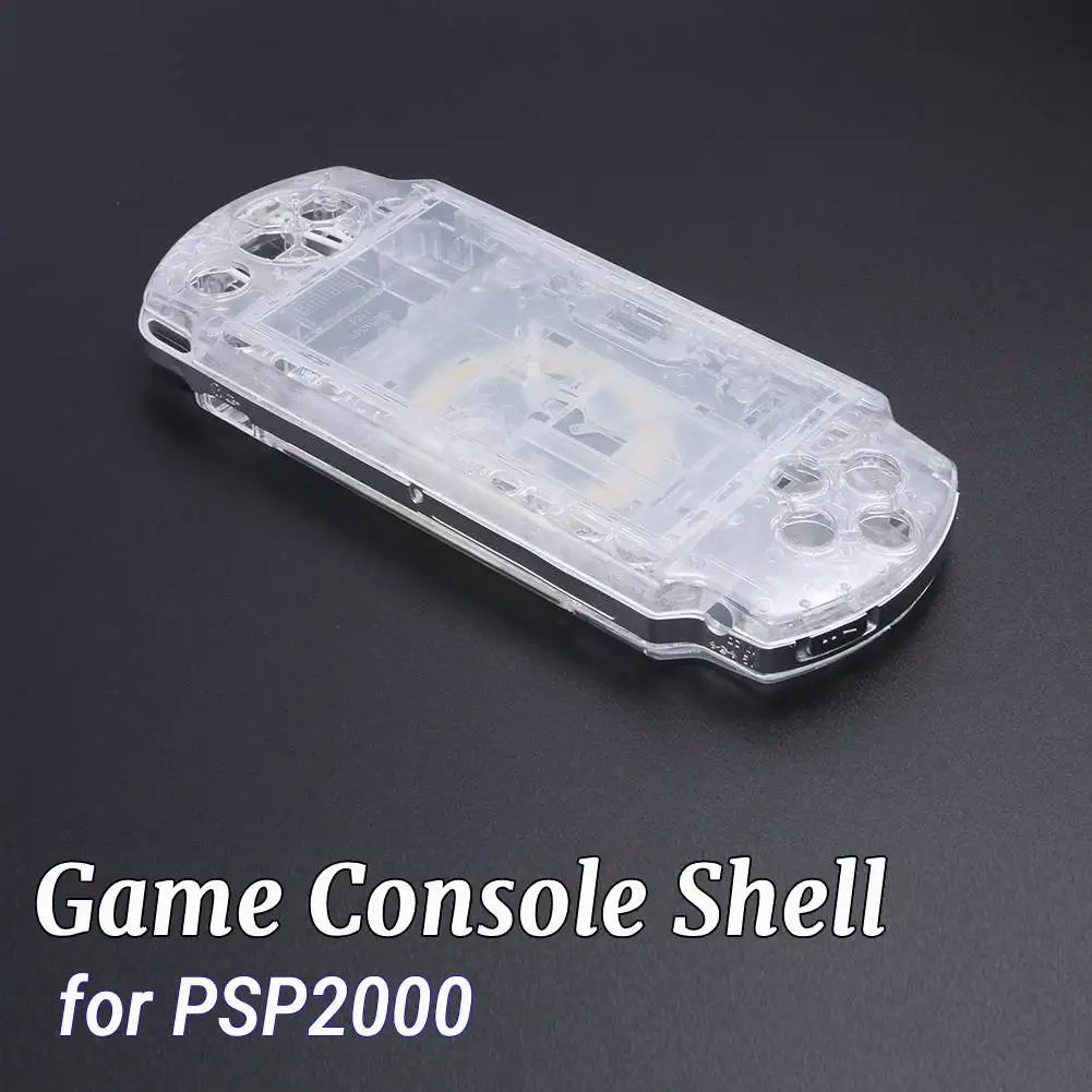 Capa Completa Profissional para PSP2000 com Kit de Botões para Reposição de Carcaça e Acessórios para Console de Jogos