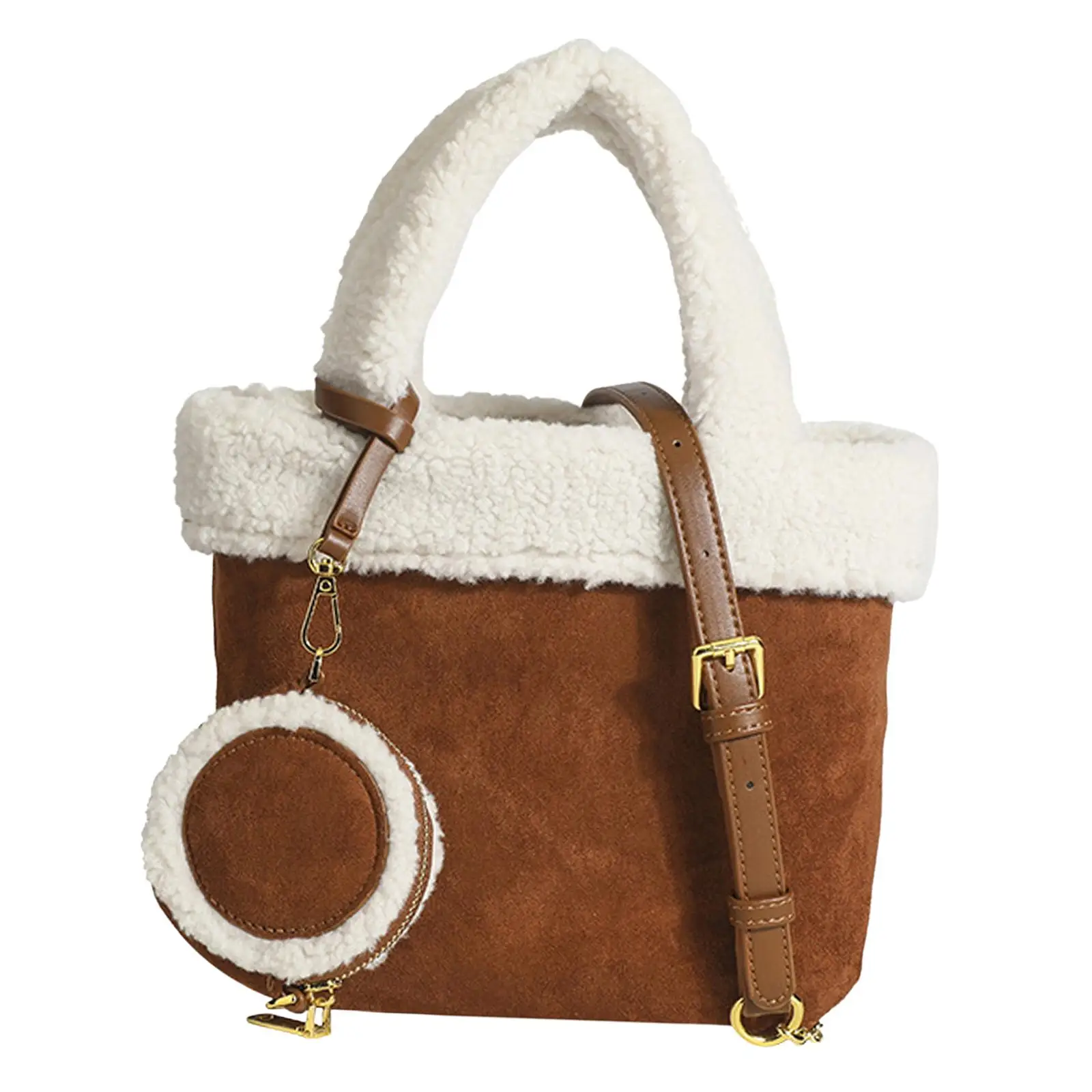 Casual Shoulder Bag Bag Clutch Square Bag Large Capacity Zipper Small Satchel Winter Backpack Shopping Totes for Women
