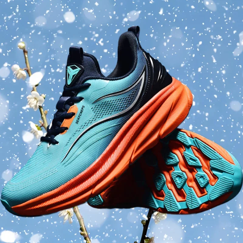 

Дышащая спортивная обувь, противоскользящие и амортизирующие кроссовки для пар, повседневная обувь на толстой подошве, не тирсинговая спортивная обувь