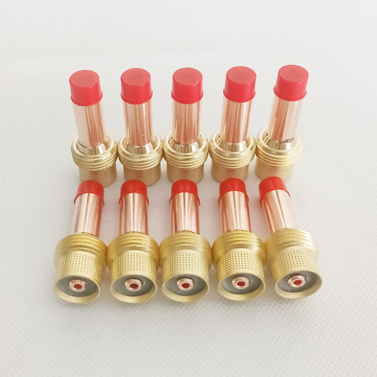 

10Pcs TIG Accessory Gas Lens Medium 45V25 45V26 45V27 For Welding Torch 17 18 26 DB PTA SR Series Consumables