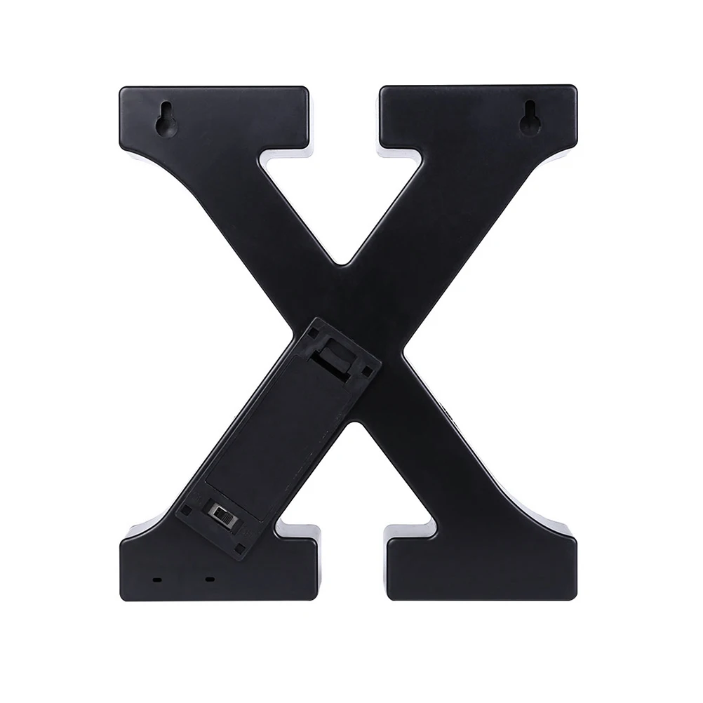 

Letter Light Night Alphabet X Shaped LED Lights Projector Sign Modeling Letters