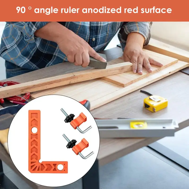 L Shaped Ruler 90 Square Measuring Tool Carpentry Angle Protractor Framing Square Tool Stone Auxiliary Positioning Ruler