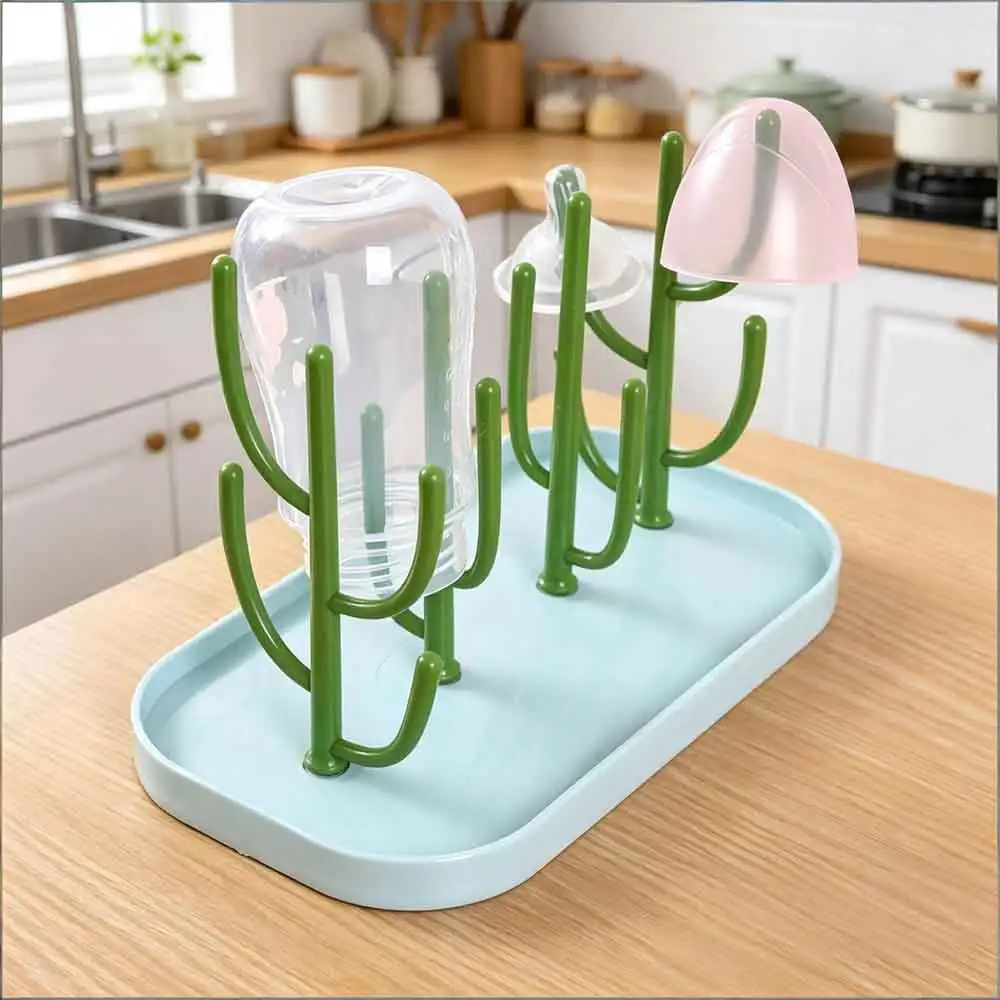 Baby Feeding Bottle Drain Rack Storage Drying Rack Nipple Feeding Cup Holder Storage Drying Rack Cleaning Dryer Drainer