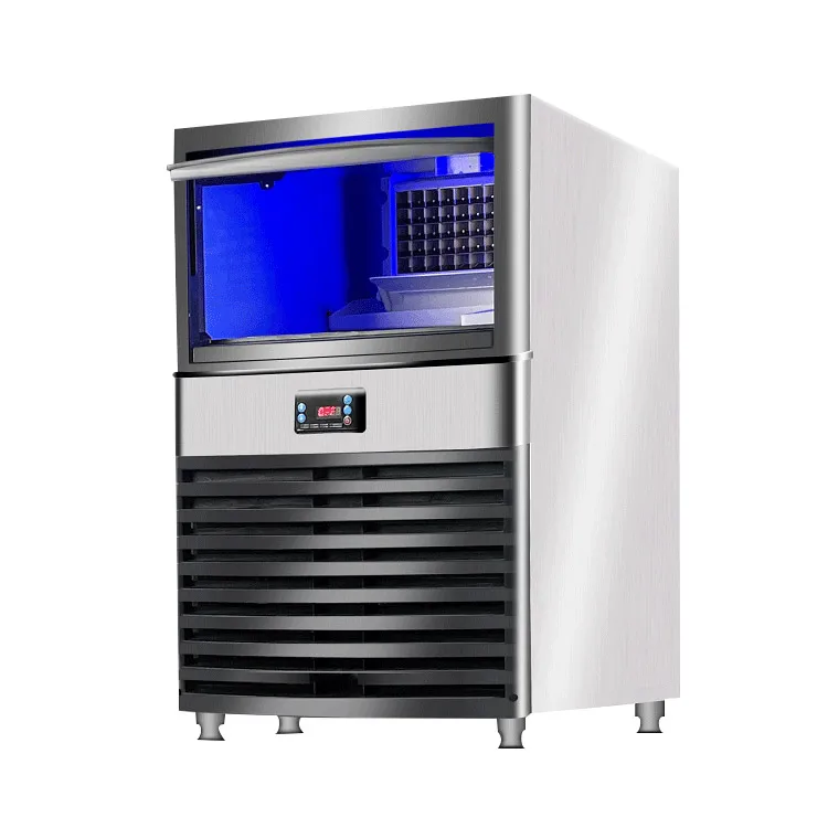 Portable 100kg Commercial Ice Cube Ice Making Machine Price